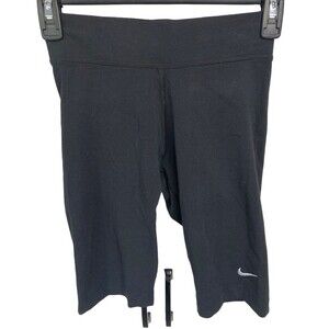 Nike Tight Fit Mid Rise Bike Shorts Black Size XS‎